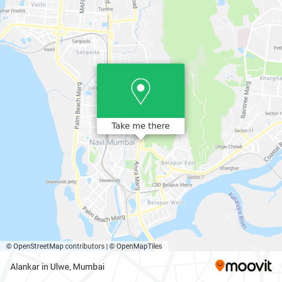 Ulwe Railway Station Map How To Get To Alankar In Ulwe In Belapur By Bus Or Train?