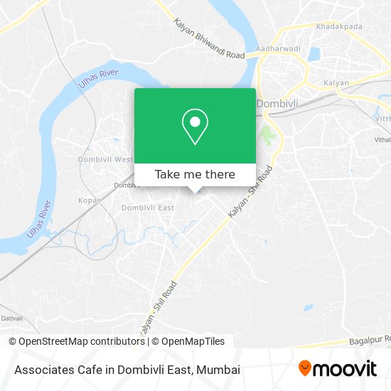 Associates Cafe in Dombivli East map