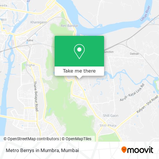 Metro Berrys in Mumbra map