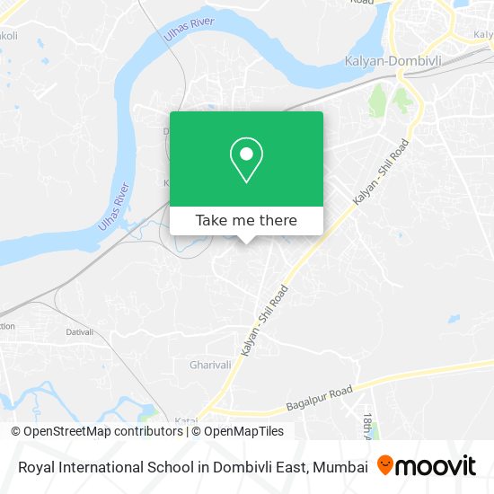 Royal International School in Dombivli East map