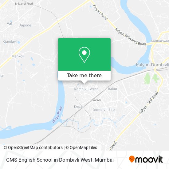 CMS English School in Dombivli West map