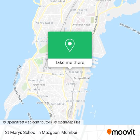 St Marys School in Mazgaon map