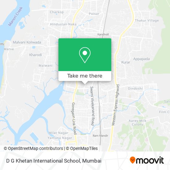 D G Khetan International School map