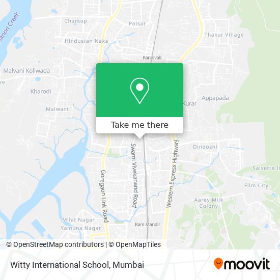 Witty International School map