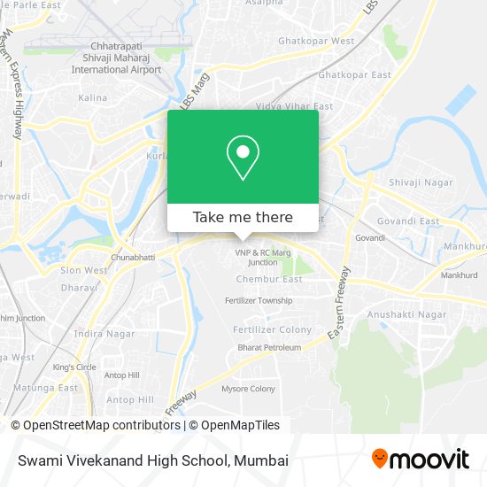 Swami Vivekanand High School map