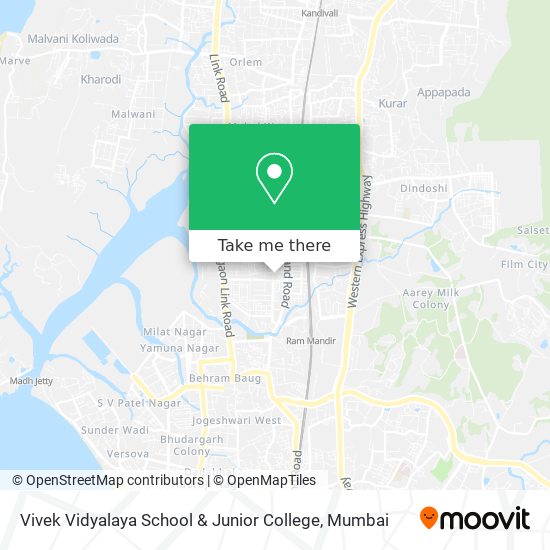 Vivek Vidyalaya School & Junior College map