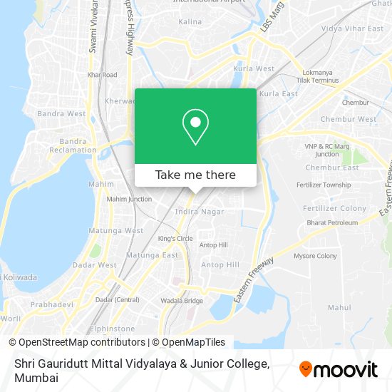 Shri Gauridutt Mittal Vidyalaya & Junior College map