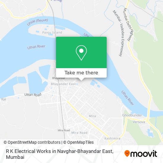 R K Electrical Works in Navghar-Bhayandar East map