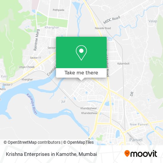 Krishna Enterprises in Kamothe map