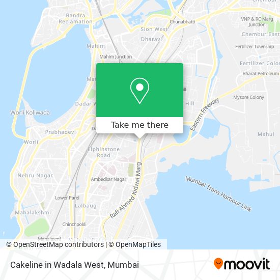 Cakeline in Wadala West map