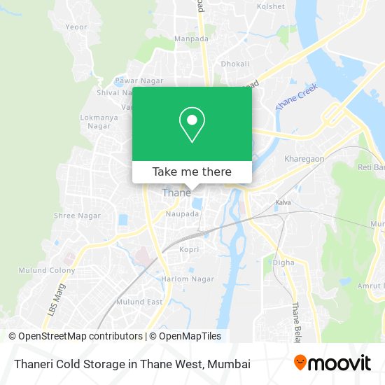 Thaneri Cold Storage in Thane West map