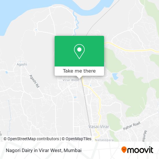Nagori Dairy in Virar West map