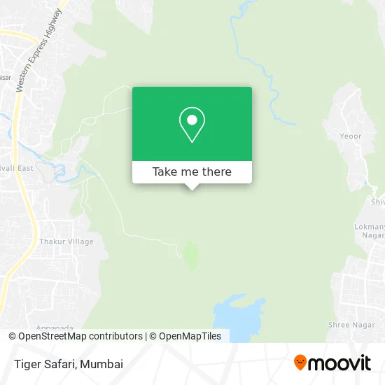 Tiger Safari map