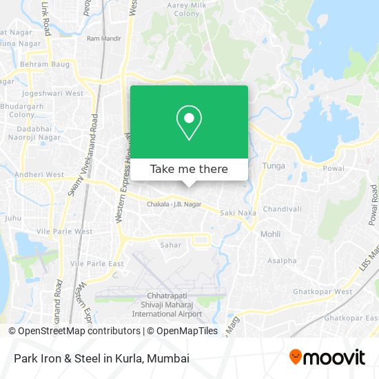 Park Iron & Steel in Kurla map