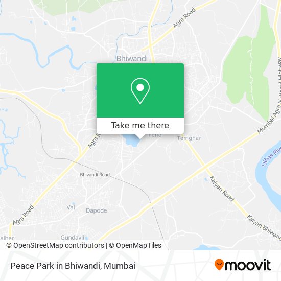 Peace Park in Bhiwandi map