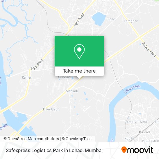 Safexpress Logistics Park in Lonad map