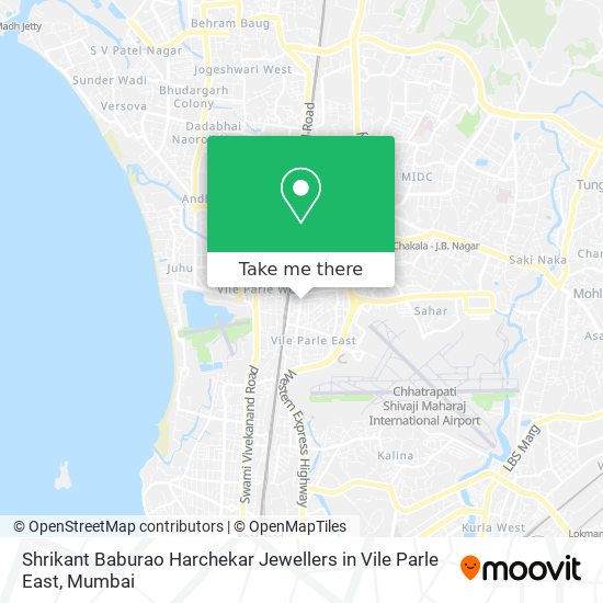 Shrikant Baburao Harchekar Jewellers in Vile Parle East map