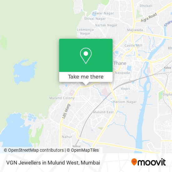 VGN Jewellers in Mulund West map