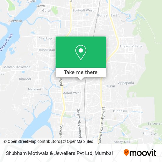 Shubham Motiwala & Jewellers Pvt Ltd map