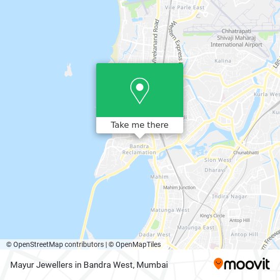 Mayur Jewellers in Bandra West map