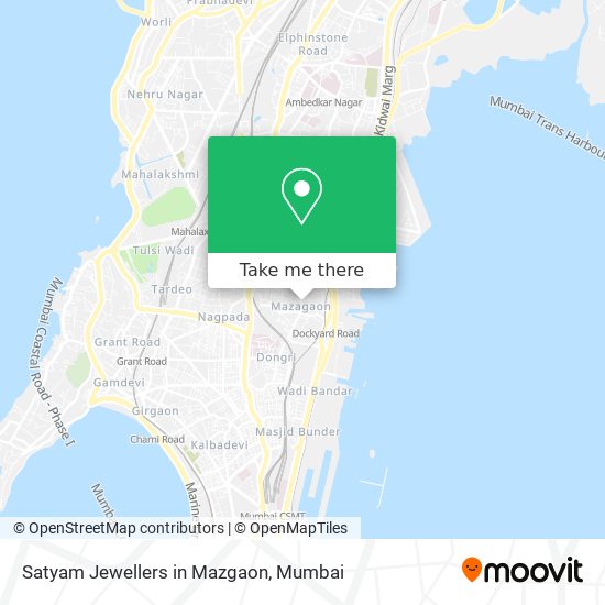 Satyam Jewellers in Mazgaon map