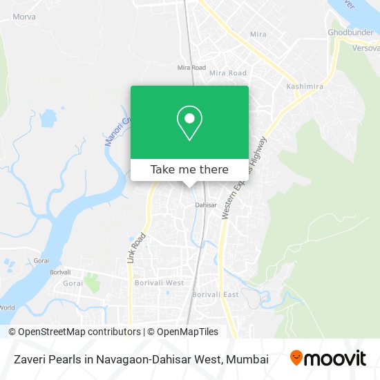 Zaveri Pearls in Navagaon-Dahisar West map