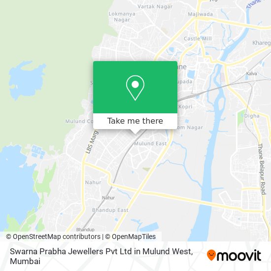 Swarna Prabha Jewellers Pvt Ltd in Mulund West map
