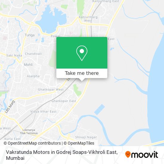 Vakratunda Motors in Godrej Soaps-Vikhroli East map