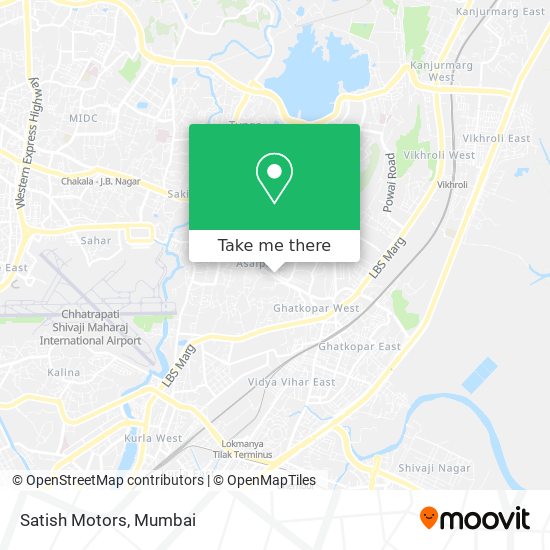 Satish Motors map