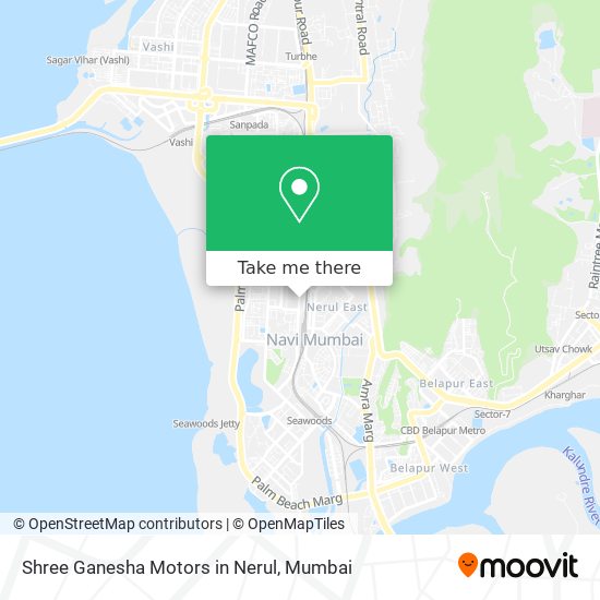 Shree Ganesha Motors in Nerul map