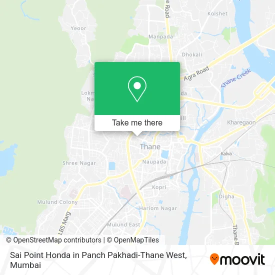 Sai Point Honda in Panch Pakhadi-Thane West map