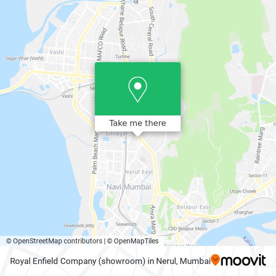 Royal Enfield Company (showroom) in Nerul map