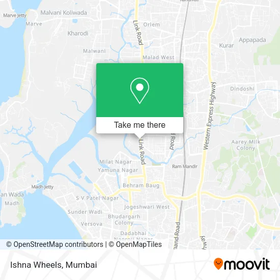 Ishna Wheels map