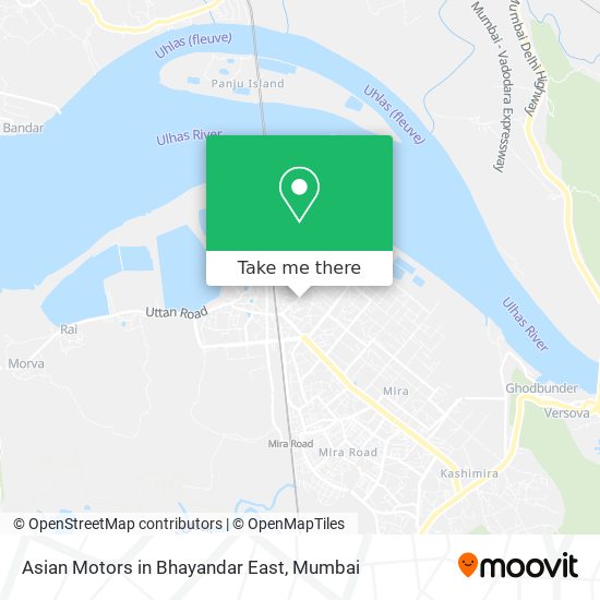 Asian Motors in Bhayandar East map