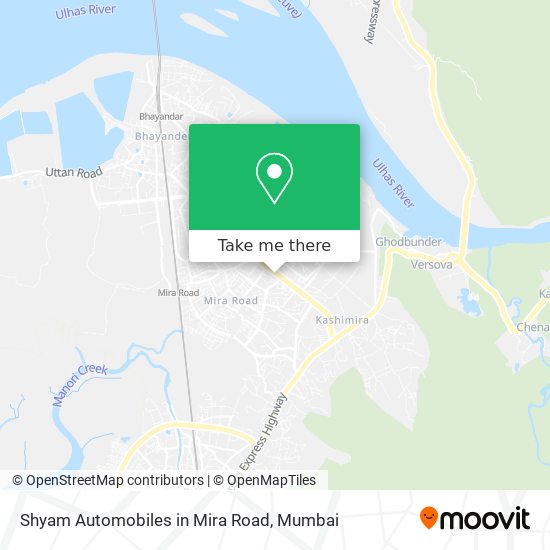 Shyam Automobiles in Mira Road map