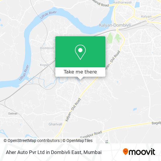 Aher Auto Pvr Ltd in Dombivli East map