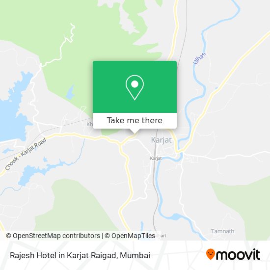 Rajesh Hotel in Karjat Raigad map