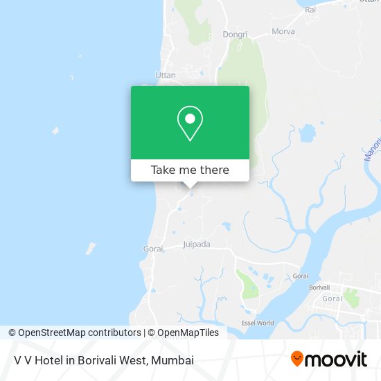 V V Hotel in Borivali West map