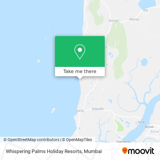 Whispering Palms Holiday Resorts map