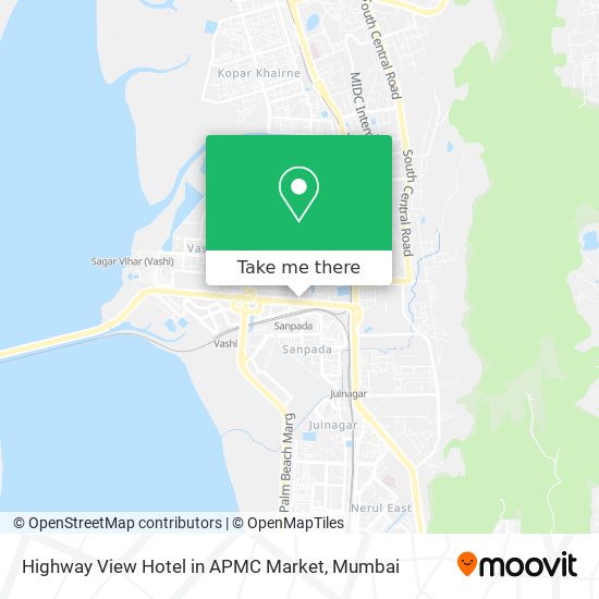 Highway View Hotel in APMC Market map