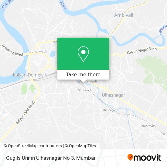 Gugils Unr in Ulhasnagar No 3 map