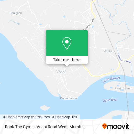Rock The Gym in Vasai Road West map