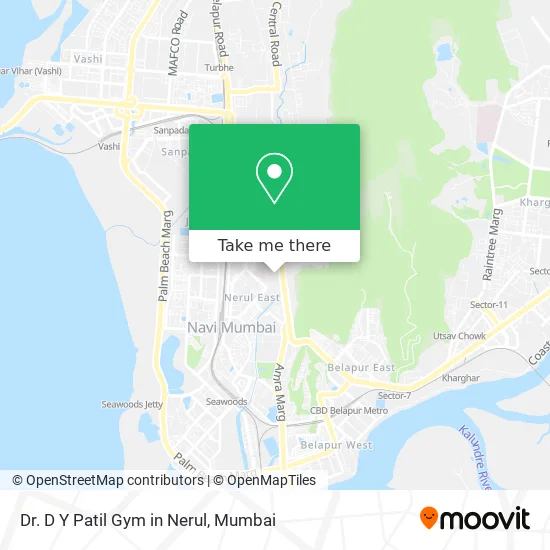 Dr. D Y Patil Gym in Nerul map