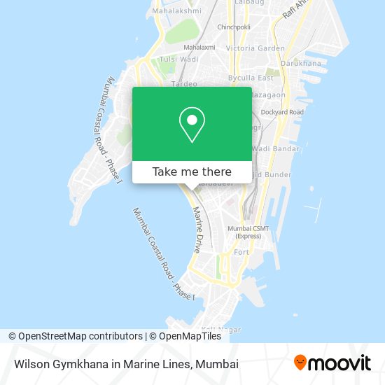 Wilson Gymkhana in Marine Lines map