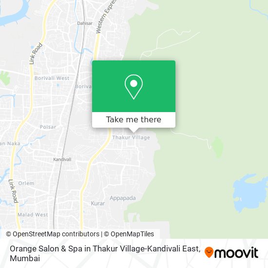 Orange Salon & Spa in Thakur Village-Kandivali East map