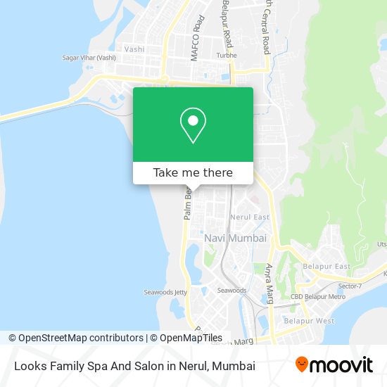 Looks Family Spa And Salon in Nerul map