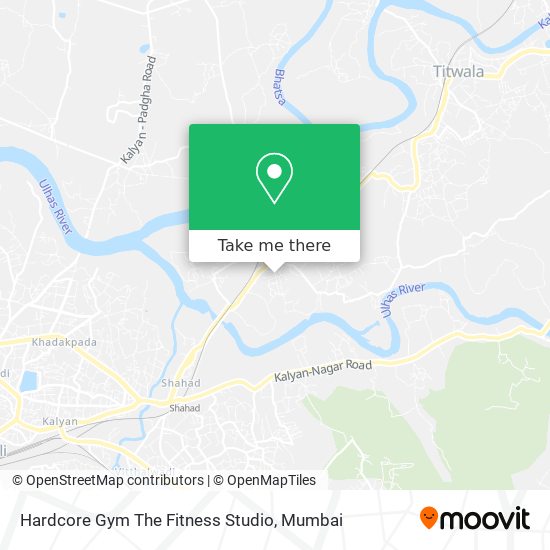 Hardcore Gym The Fitness Studio map