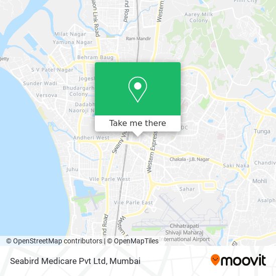 Seabird Medicare Pvt Ltd map