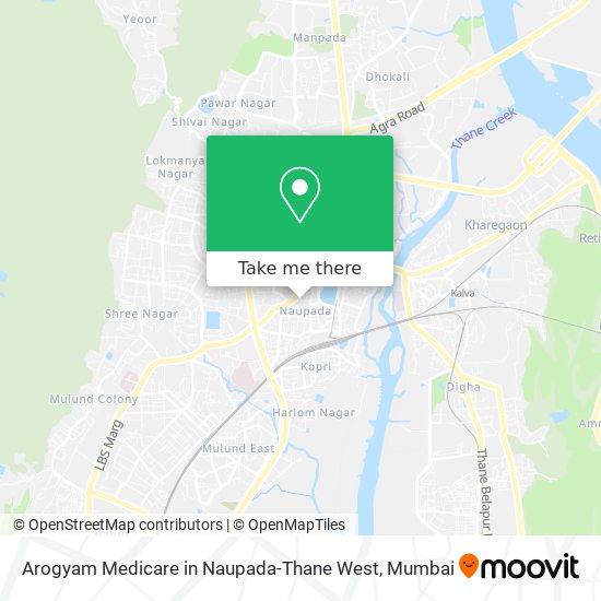 Arogyam Medicare in Naupada-Thane West map