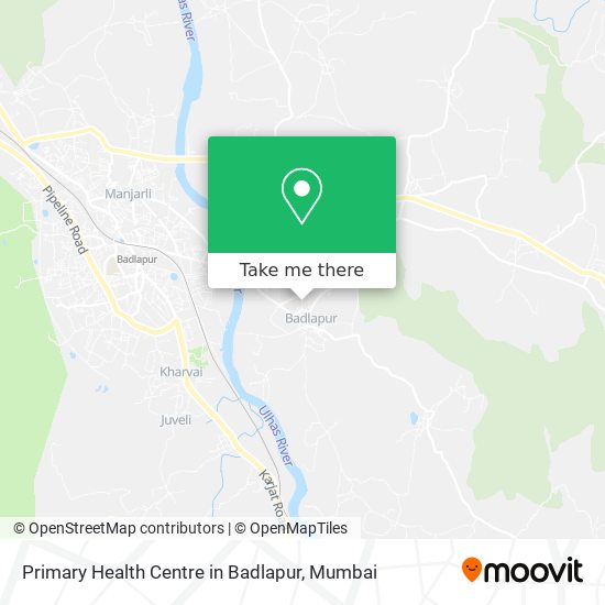 Primary Health Centre in Badlapur map